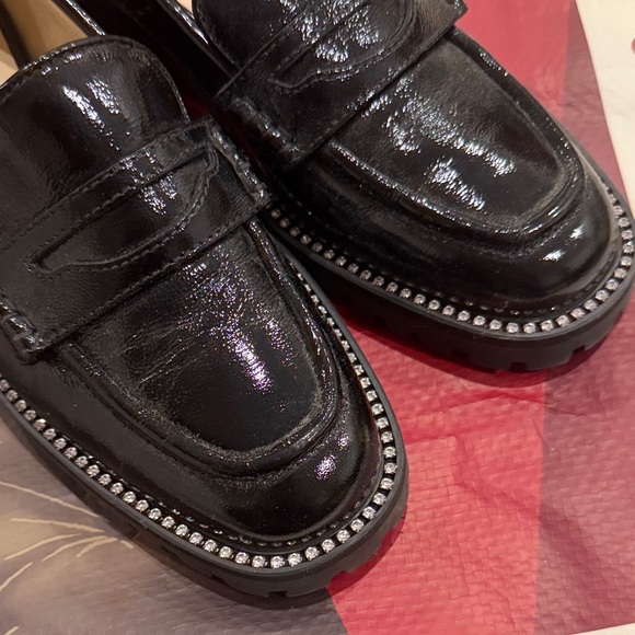 Jimmy Choo Deanna Leather Loafers Black 37/6.5 - Picture 13 of 13